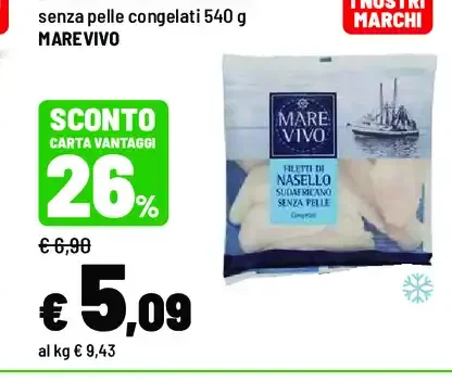 Filetti di nasello sudafricano