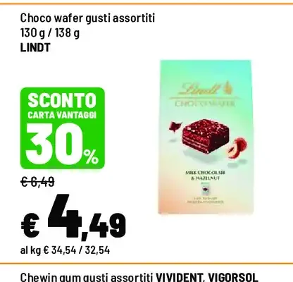Choco wafer assortiti