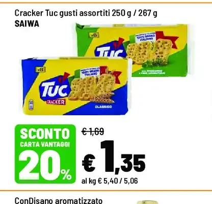 Cracker Tuc assortiti