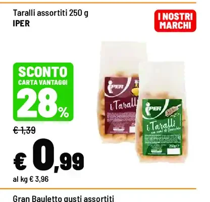 Taralli assortiti