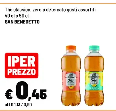 Tè classico, zero o deteinato