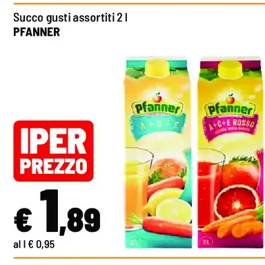 Succo di frutta assortito