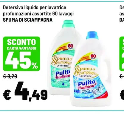 Detersivo liquido lavatrice