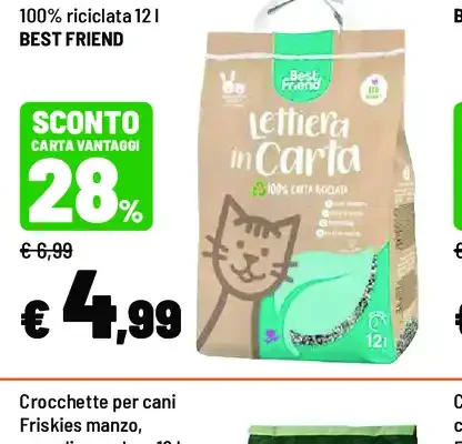 Lettiera in carta riciclata Best Friend