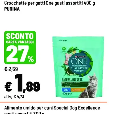 Crocchette per gatti One gusti assortiti