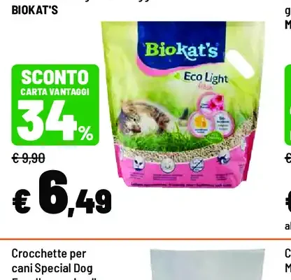 Lettiera Eco Light Fresh agglomerante