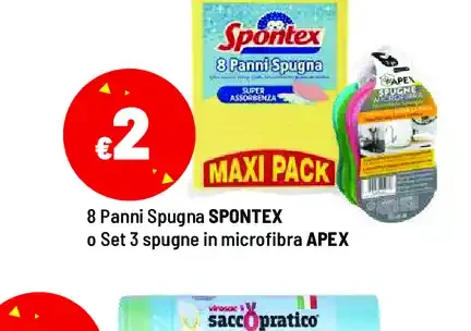 Panni spugna o spugne in microfibra