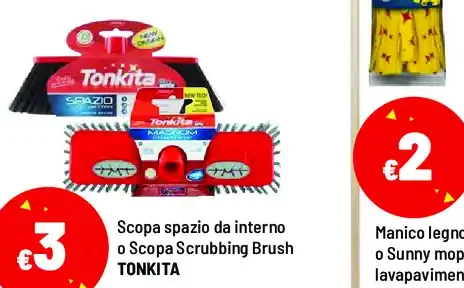 Scopa spazzio da interno o scopa scrubbing brush
