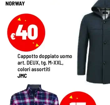 Cappotto doppiato uomo