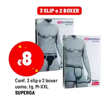 Confezione slip o boxer uomo