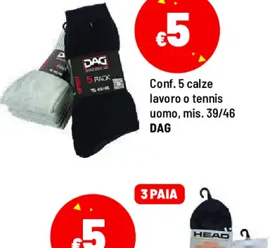 Confezione calze uomo