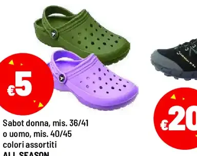 Sabot donna o uomo
