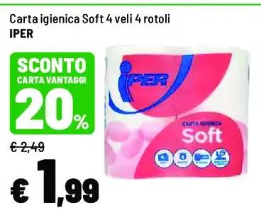 Carta igienica Soft