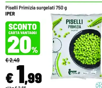 Piselli Primizia surgelati