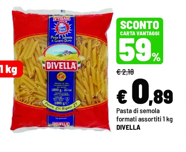 Pasta di semola formati assortiti