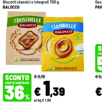 Biscotti classici o integrali