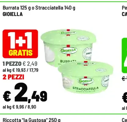 Burrata o stracciatella