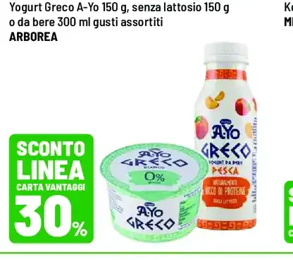 Yogurt greco o bevanda A-Yo