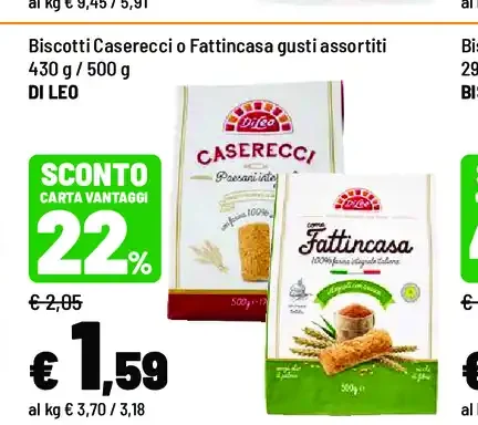 Biscotti Caserecci o Fattincasa assortiti