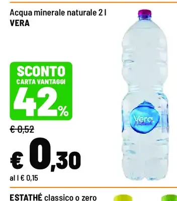 Acqua minerale naturale Vera
