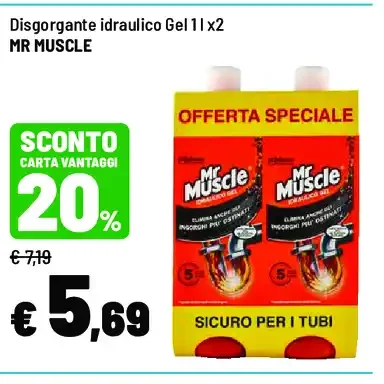 Disgorgante idraulico Gel