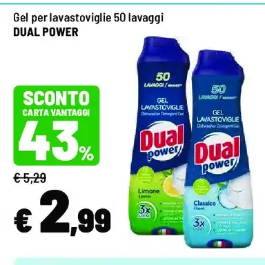 Gel per lavastoviglie