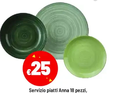Servizio piatti Anna