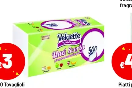 Tovaglioli monovelo Velutte