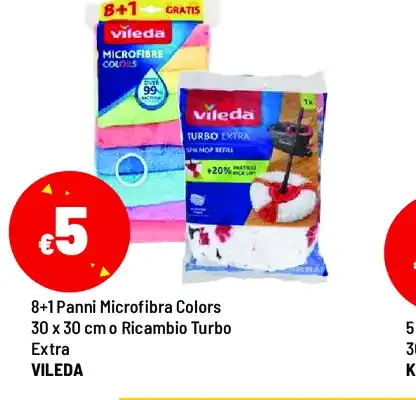 Panni microfibra Colors o ricambio Turbo Extra