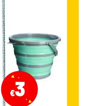 Scopa antiurto o secchio pieghevole