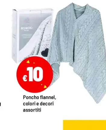 Poncho flannel