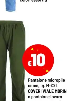 Pantalone micropile uomo