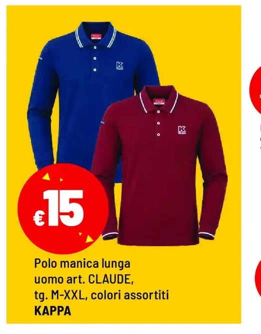 Polo manica lunga uomo