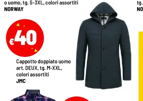 Cappotto doppio uomo