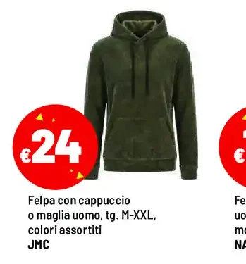 Felpa con cappuccio o maglia uomo