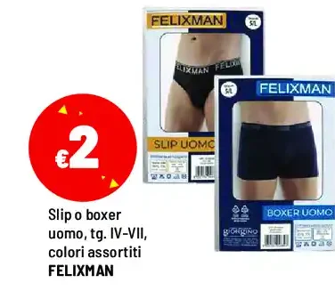 Slip o boxer uomo