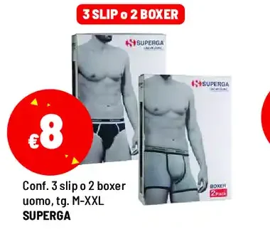 Confezione slip o boxer uomo