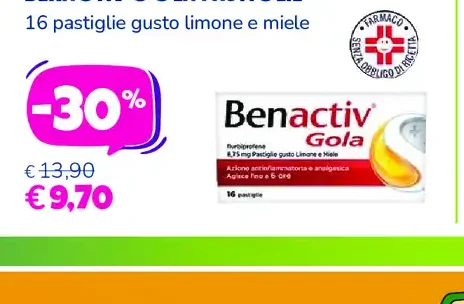 Benactiv Gola Pastiglie