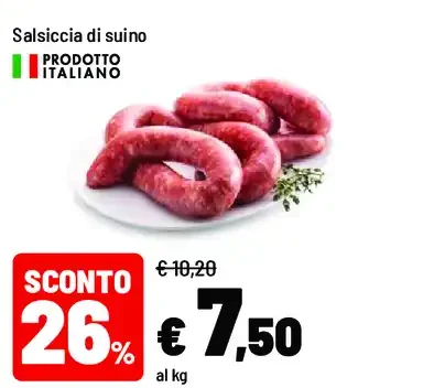 Salsiccia di suino