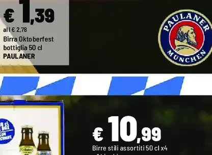 Birra Oktoberfest bottiglia
