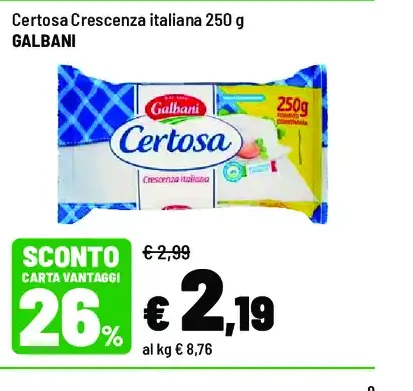 Certosa Crescenza italiana