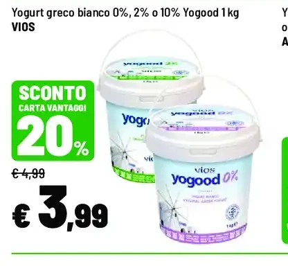 Yogurt greco bianco