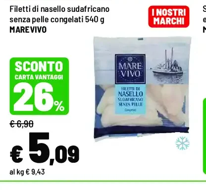 Filetti di nasello sudafricano
