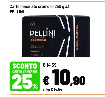 Caffè macinato cremoso