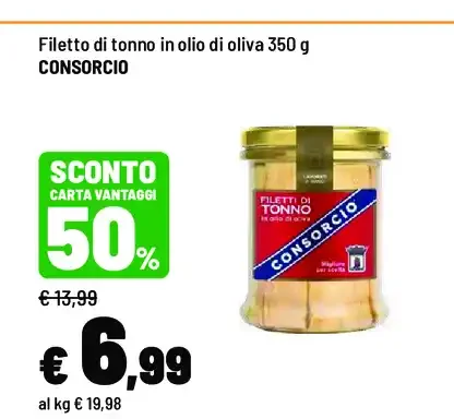 Filetto di tonno in olio di oliva