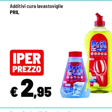 Additivi cura lavastoviglie