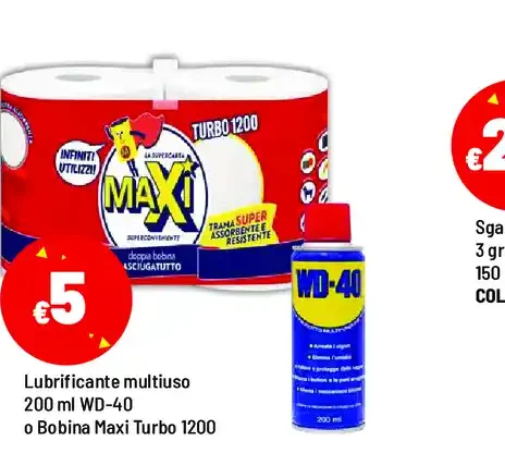 Lubrificante multiuso o bobina Maxi Turbo 1200