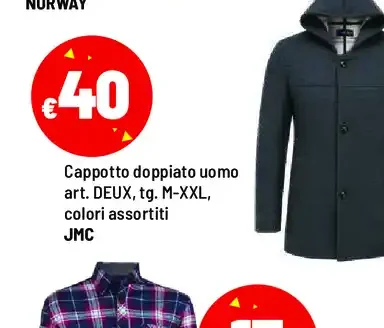 Cappotto doppiato uomo