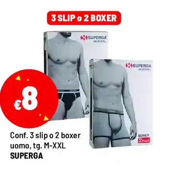 Confezione slip o boxer uomo