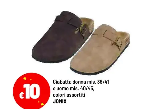 Ciabatta donna o uomo